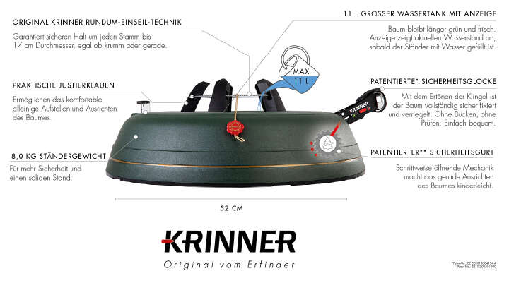 KRINNER Ultra Grip XXL Baumhöhe max. 4 m